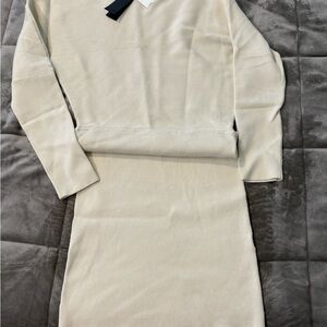 Banana Republic Cream Midi Dress